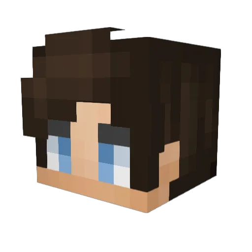 LePhoenixCH Minecraft avatar head, 3D render