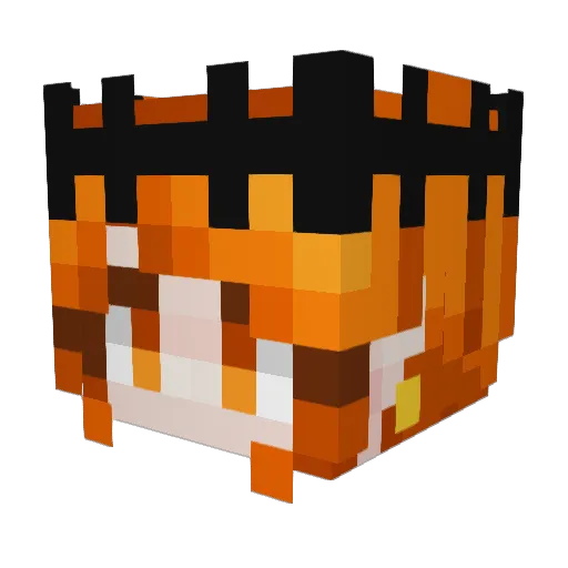 LePhonyShelf Minecraft avatar head, 3D render