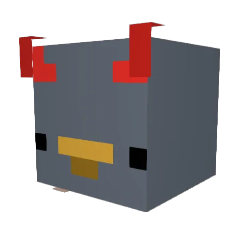 LePigeonDeParis Minecraft avatar head, 3D render