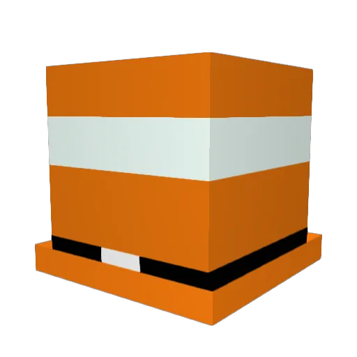 LePlot Minecraft avatar head, 3D render