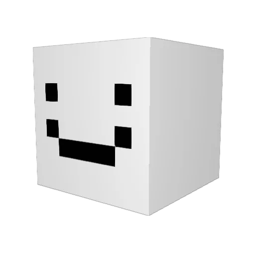 LePlusBeauDeTous Minecraft avatar head, 3D render
