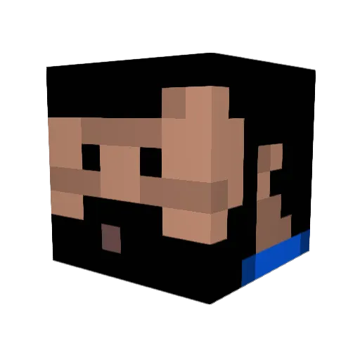 LePoney Minecraft avatar head, 3D render