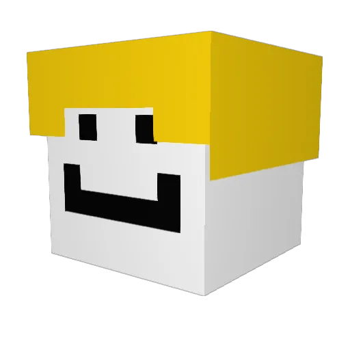 LePooperScooper Minecraft avatar head, 3D render