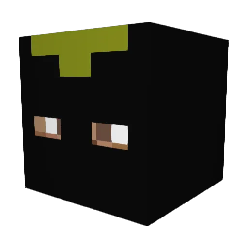 LePrinceMax Minecraft avatar head, 3D render
