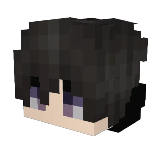 LeProlex Minecraft avatar head, 3D render