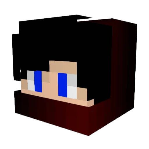 LeRider57 Minecraft avatar head, 3D render