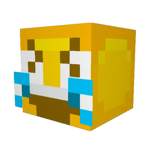 LeSalmon Minecraft avatar head, 3D render