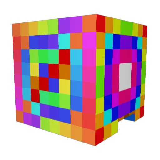 LeScrub Minecraft avatar head, 3D render