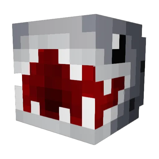 LeSilpo Minecraft avatar head, 3D render
