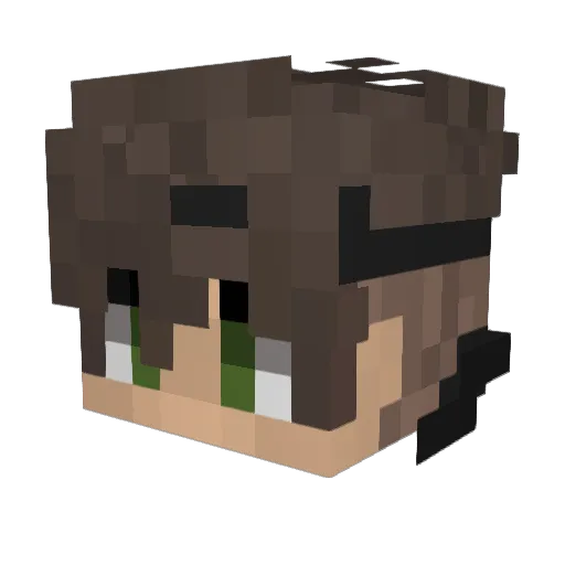 LeSkiller_ Minecraft avatar head, 3D render