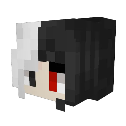 LeSlipD_Aphro Minecraft avatar head, 3D render