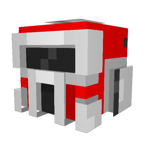 LeTutTut Minecraft avatar head, 3D render