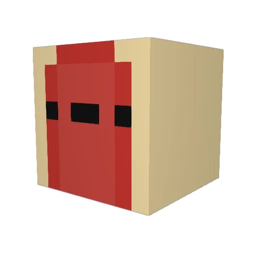LeZubDeLaMer83 Minecraft avatar head, 3D render