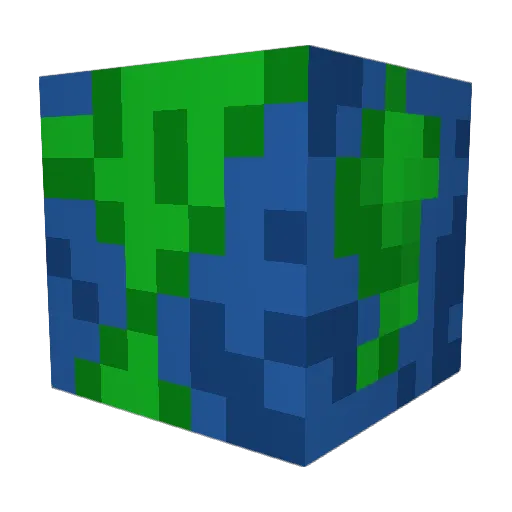 Le_Bunk Minecraft avatar head, 3D render