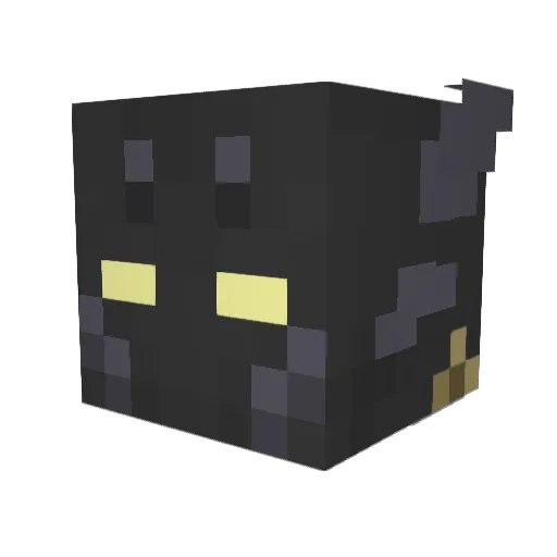 Le_Calus Minecraft avatar head, 3D render