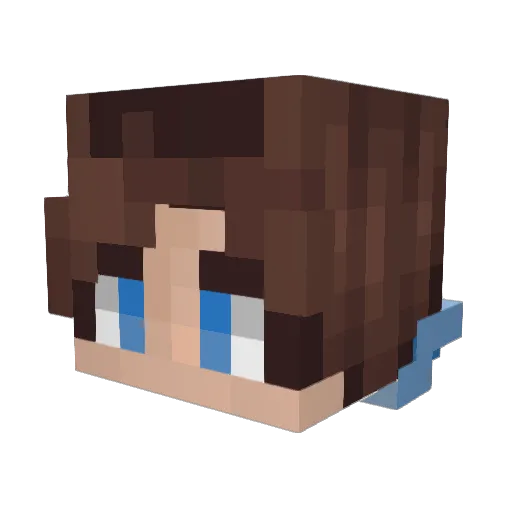 Le_Chaton0 Minecraft avatar head, 3D render