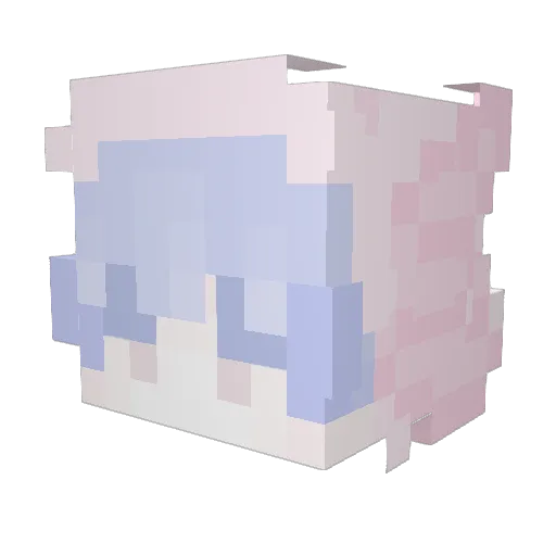 Le_Compact_Shiba Minecraft avatar head, 3D render