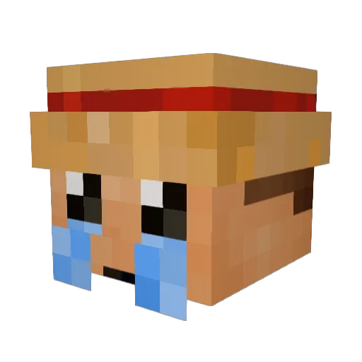 Le_Dan3il Minecraft avatar head, 3D render