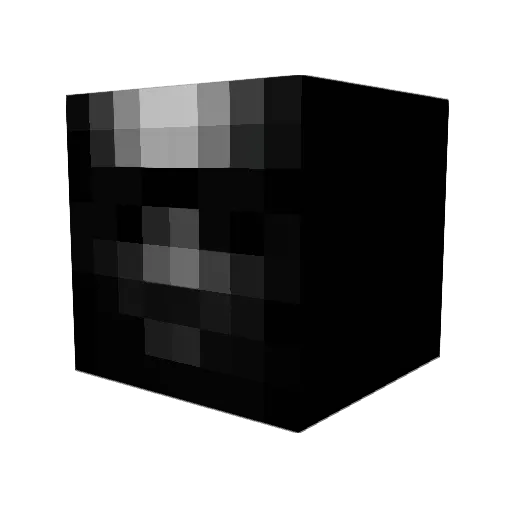Le_Dozo_ Minecraft avatar head, 3D render