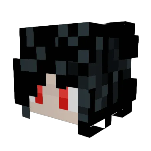 Le_Epix_Girl Minecraft avatar head, 3D render