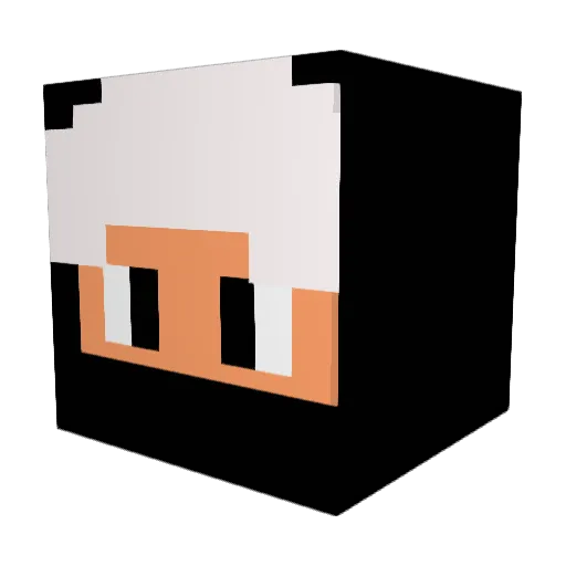 Le_Flecheur Minecraft avatar head, 3D render