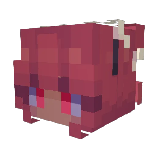 Le_Fudge Minecraft avatar head, 3D render