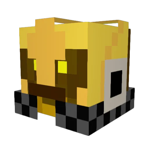 Le_Le69 Minecraft avatar head, 3D render