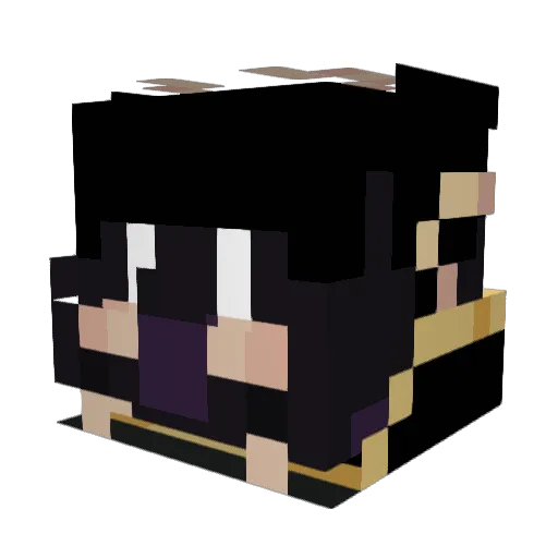 Le_PenDargn Minecraft avatar head, 3D render