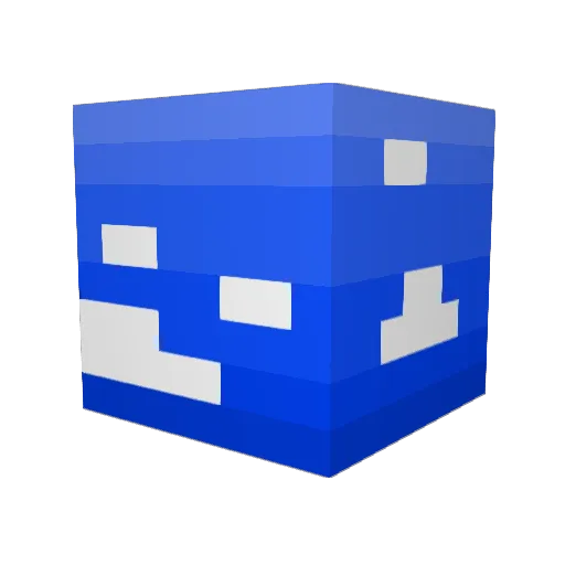 Le_malin Minecraft avatar head, 3D render