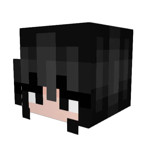 Lea0006 Minecraft avatar head, 3D render