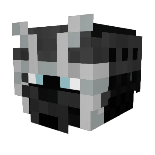 LeaNrue Minecraft avatar head, 3D render
