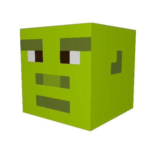 Lea_361 Minecraft avatar head, 3D render