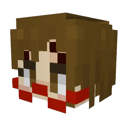 Leader3130 Minecraft avatar head, 3D render