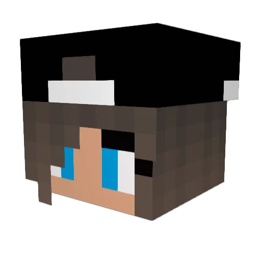 LeadleLea69 Minecraft avatar head, 3D render