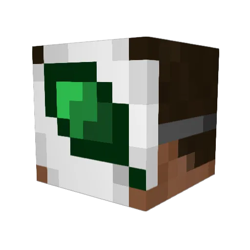Leaf989 Minecraft avatar head, 3D render