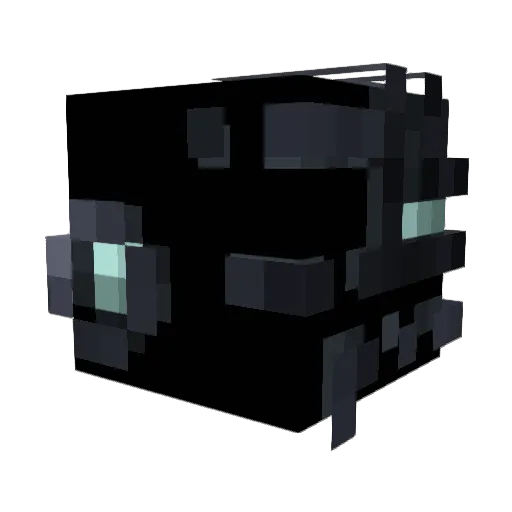 LeafClear Minecraft avatar head, 3D render
