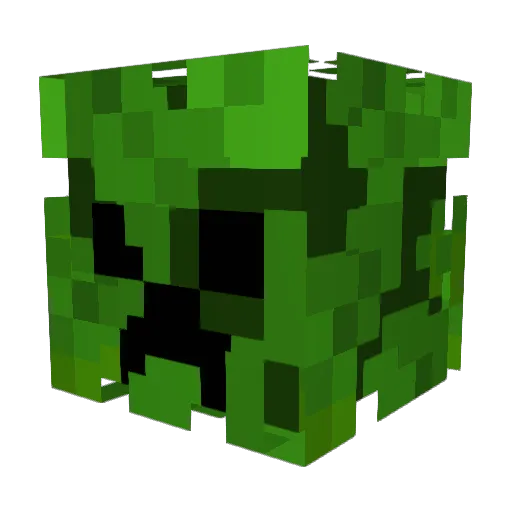 LeafLace123 Minecraft avatar head, 3D render