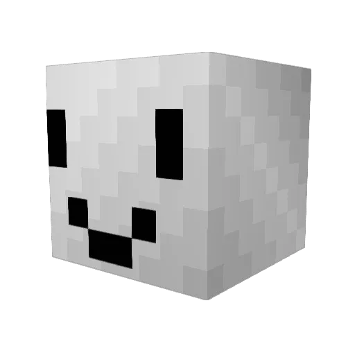LeafLanded1 Minecraft avatar head, 3D render