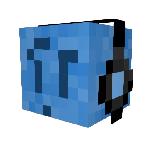 LeafMasterML Minecraft avatar head, 3D render