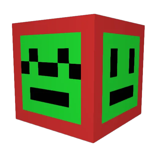LeafMatheus Minecraft avatar head, 3D render