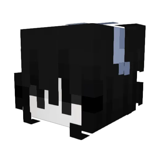 LeafNorah Minecraft avatar head, 3D render