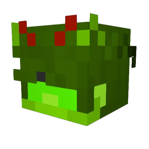 LeafifyP Minecraft avatar head, 3D render