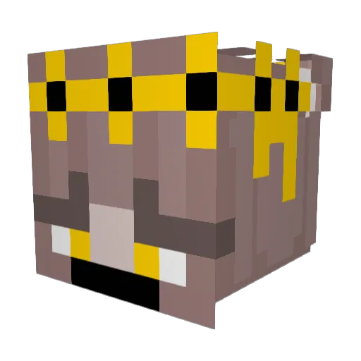 Leaflorb Minecraft avatar head, 3D render