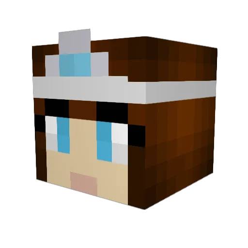 LeahBeth03 Minecraft avatar head, 3D render
