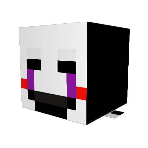 LeahTS Minecraft avatar head, 3D render