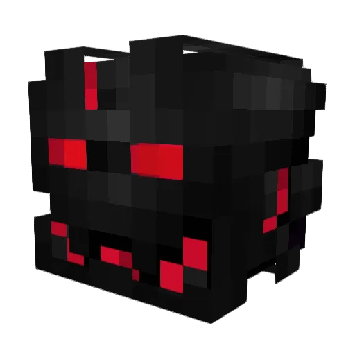 Leahcar Minecraft avatar head, 3D render