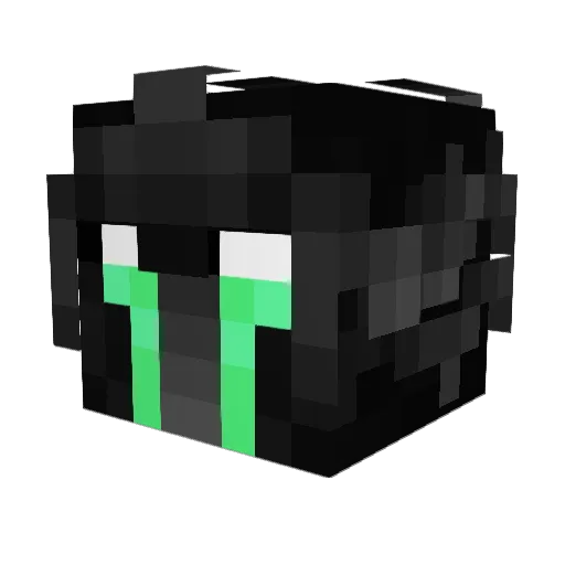 Leahwi10 Minecraft avatar head, 3D render