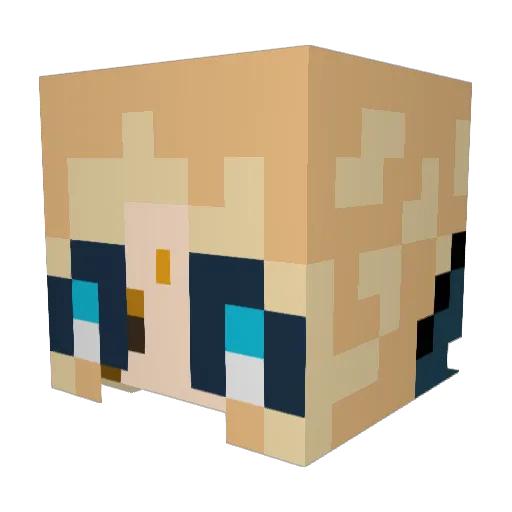 Lealt2003 Minecraft avatar head, 3D render