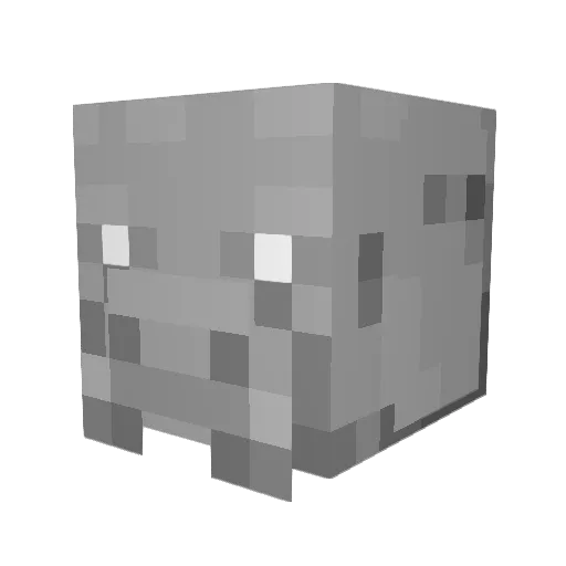 LeanBauer Minecraft avatar head, 3D render