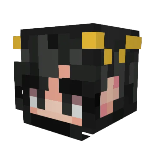 LeanRancio Minecraft avatar head, 3D render